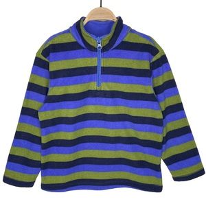 Hanna Andersson Striped Fleece Pullover